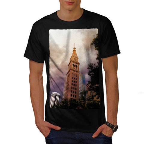 City Clock Tower Mens T-Shirt