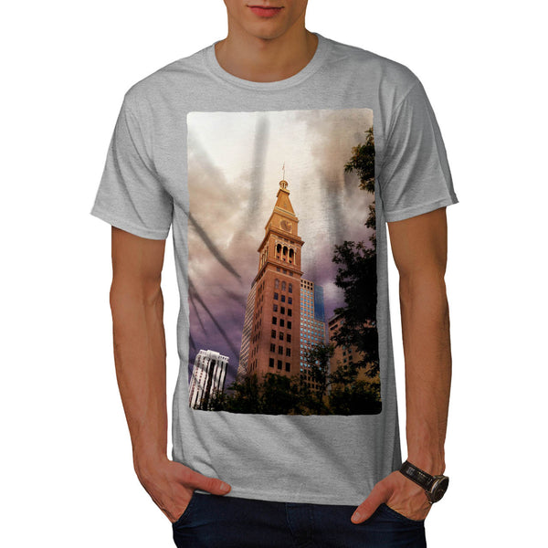 City Clock Tower Mens T-Shirt