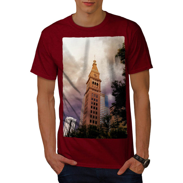 City Clock Tower Mens T-Shirt