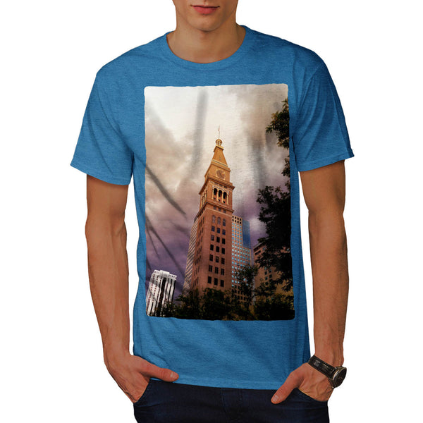City Clock Tower Mens T-Shirt