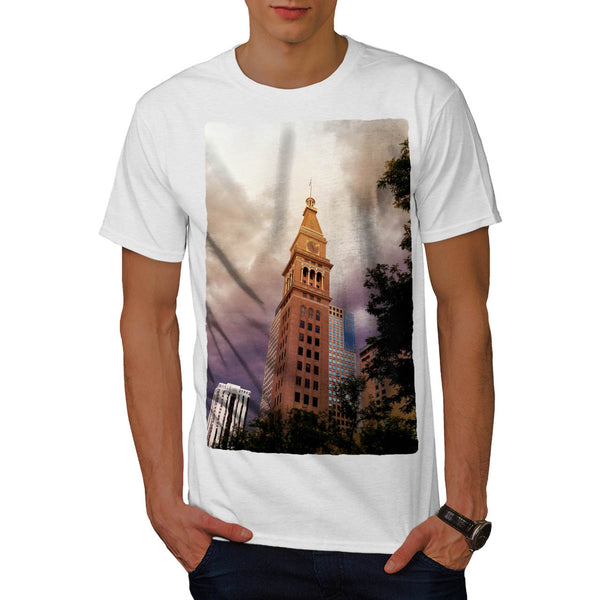 City Clock Tower Mens T-Shirt