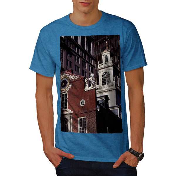 City Clock Tower Mens T-Shirt