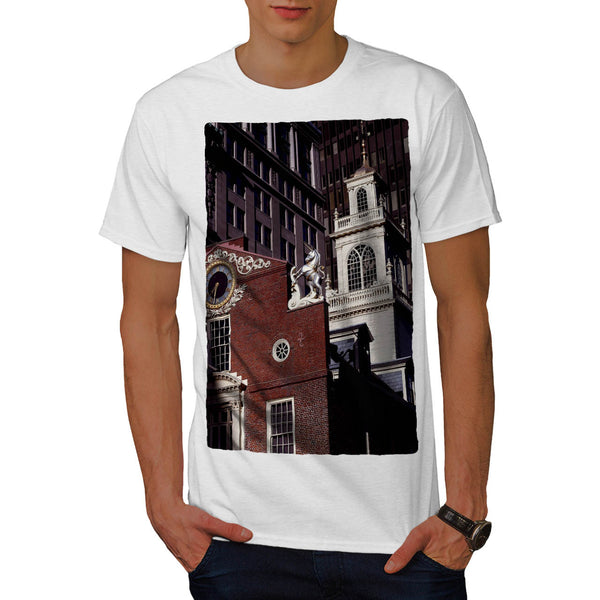 City Clock Tower Mens T-Shirt