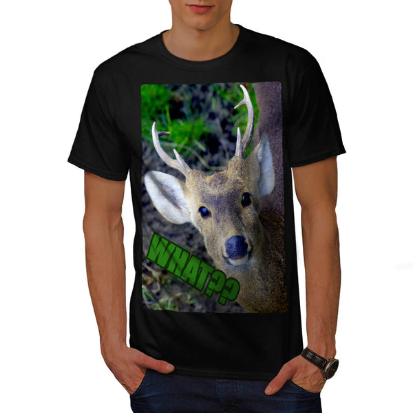 Cute Face Of Baby Deer Mens T-Shirt