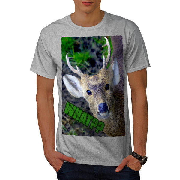 Cute Face Of Baby Deer Mens T-Shirt
