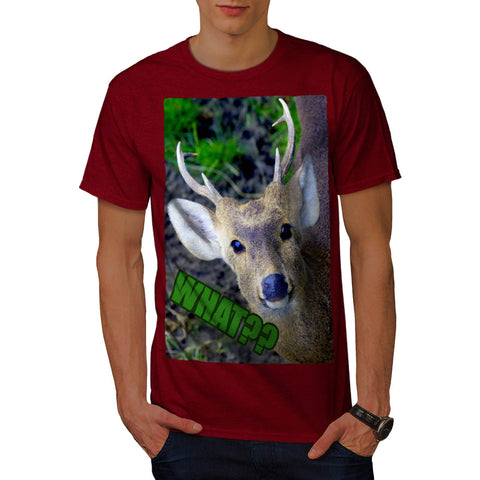 Cute Face Of Baby Deer Mens T-Shirt