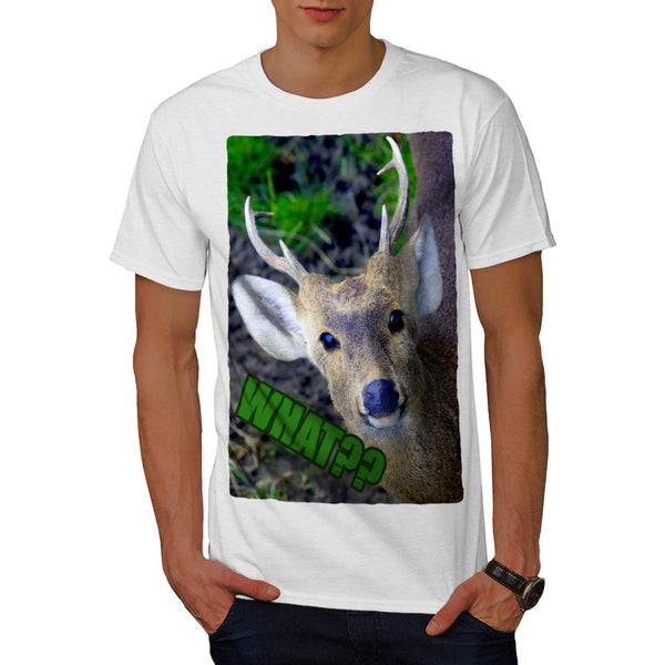 Cute Face Of Baby Deer Mens T-Shirt