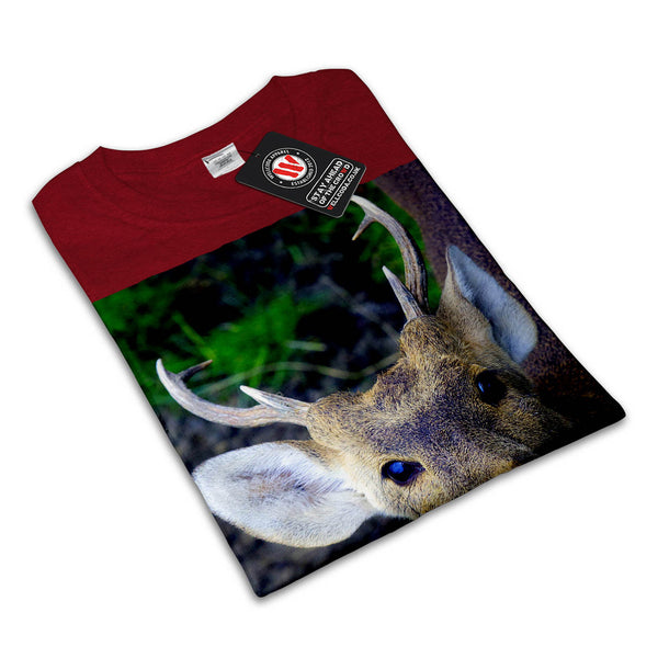 Cute Face Of Baby Deer Mens T-Shirt