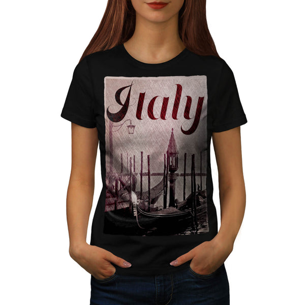 Italy Venice Gondola Womens T-Shirt