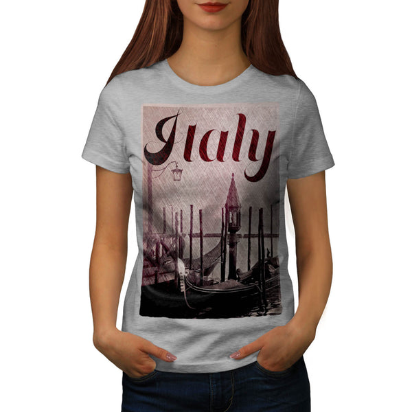 Italy Venice Gondola Womens T-Shirt
