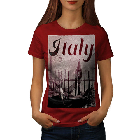 Italy Venice Gondola Womens T-Shirt