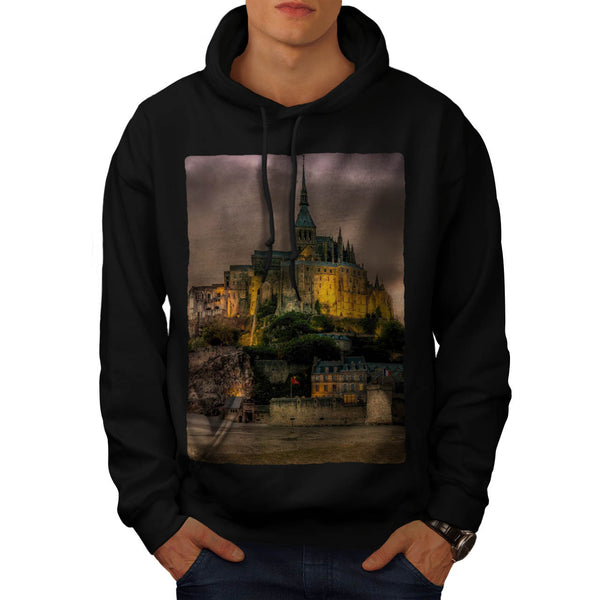 Dark Mountain Castle Mens Hoodie