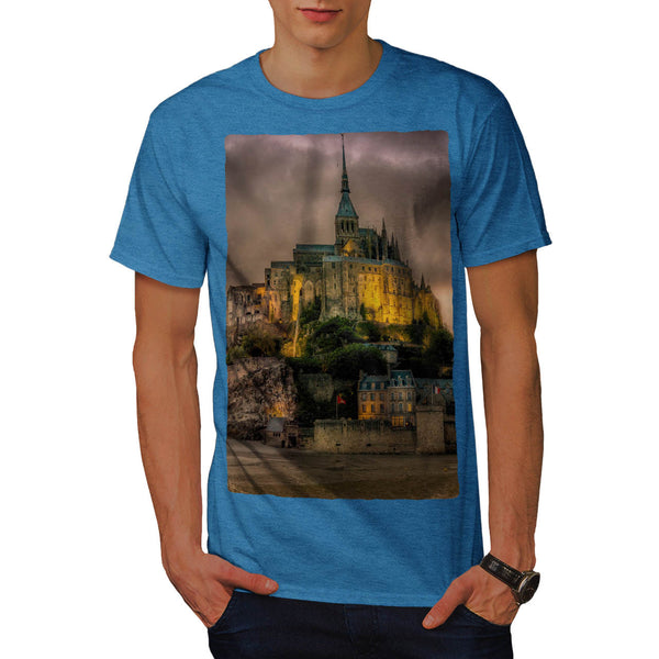 Dark Mountain Castle Mens T-Shirt