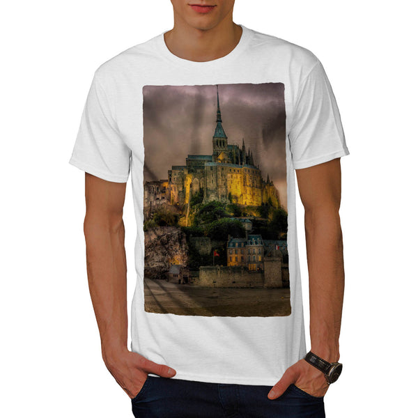Dark Mountain Castle Mens T-Shirt