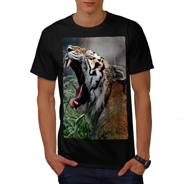 Big Tiger Jaws Mens T-Shirt