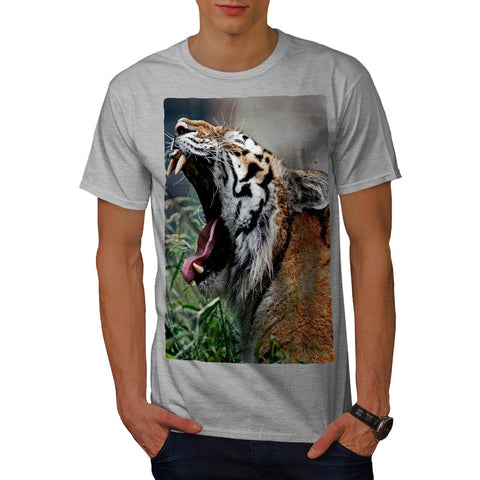 Big Tiger Jaws Mens T-Shirt
