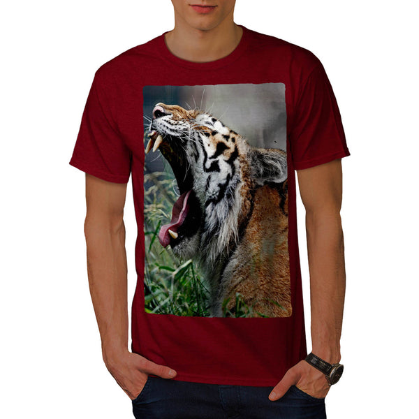 Big Tiger Jaws Mens T-Shirt