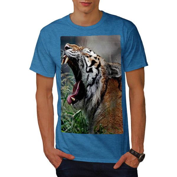 Big Tiger Jaws Mens T-Shirt
