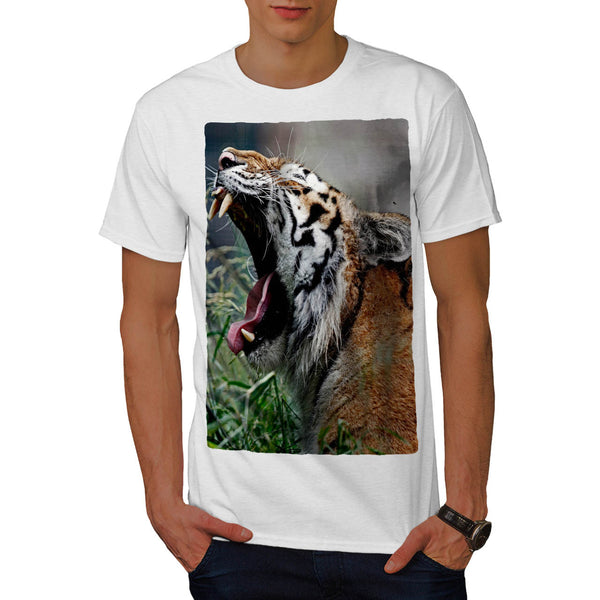 Big Tiger Jaws Mens T-Shirt