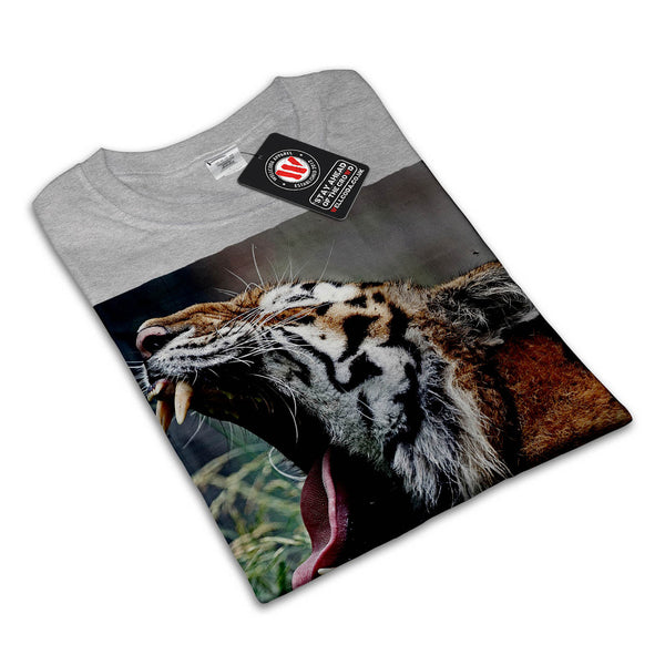 Big Tiger Jaws Mens T-Shirt