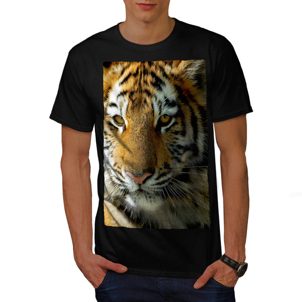 Cute Tiger Eye Look Mens T-Shirt