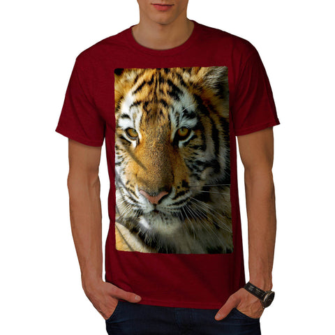 Cute Tiger Eye Look Mens T-Shirt