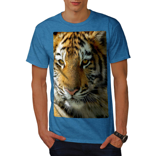Cute Tiger Eye Look Mens T-Shirt