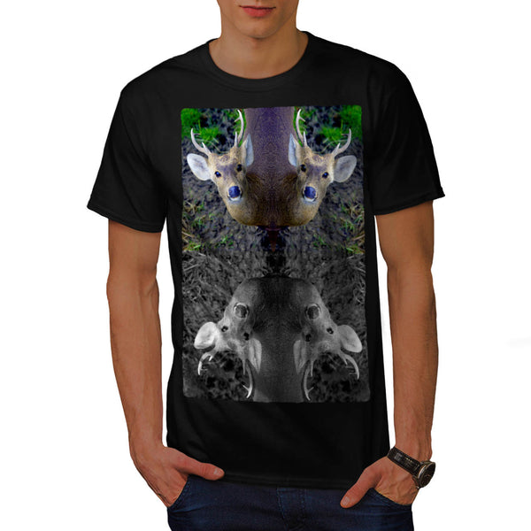 Cute Face Of Baby Deer Mens T-Shirt
