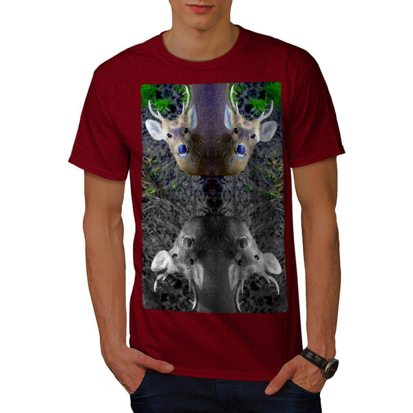 Cute Face Of Baby Deer Mens T-Shirt