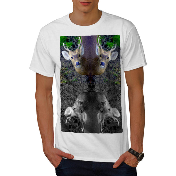 Cute Face Of Baby Deer Mens T-Shirt