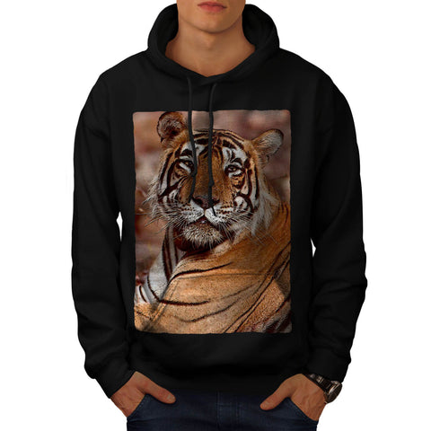 Relaxing Tiger Mens Hoodie