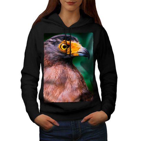 Hawk Face Womens Hoodie