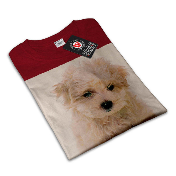 Fluffy White Dog Mens T-Shirt