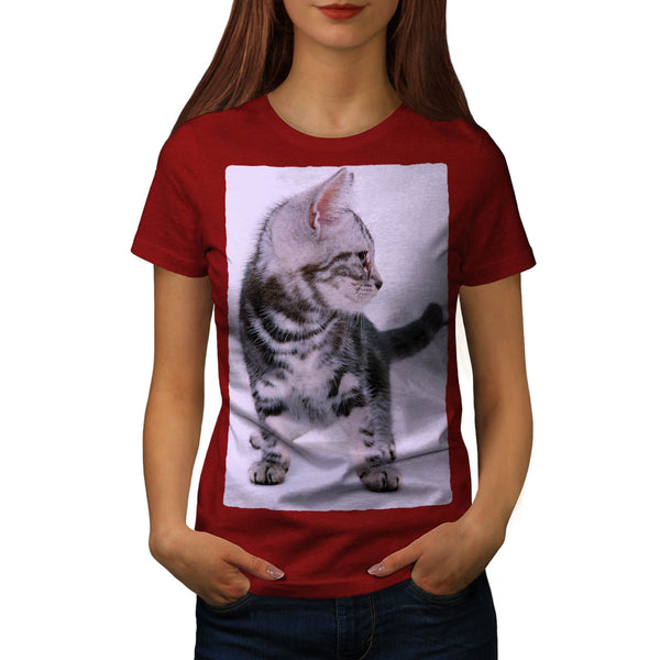Adorable Kitten Womens T-Shirt