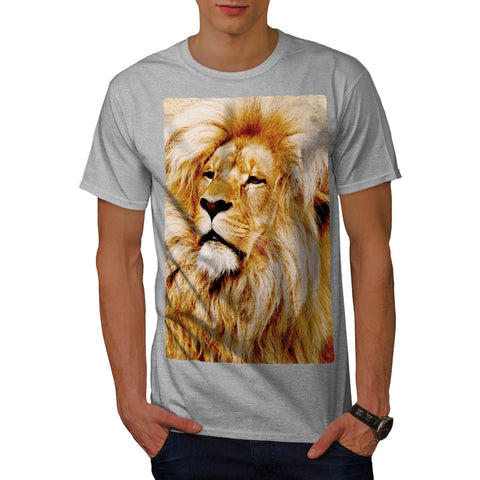 Fluffy Lion Mens T-Shirt