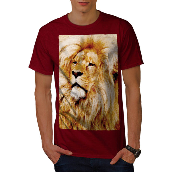 Fluffy Lion Mens T-Shirt