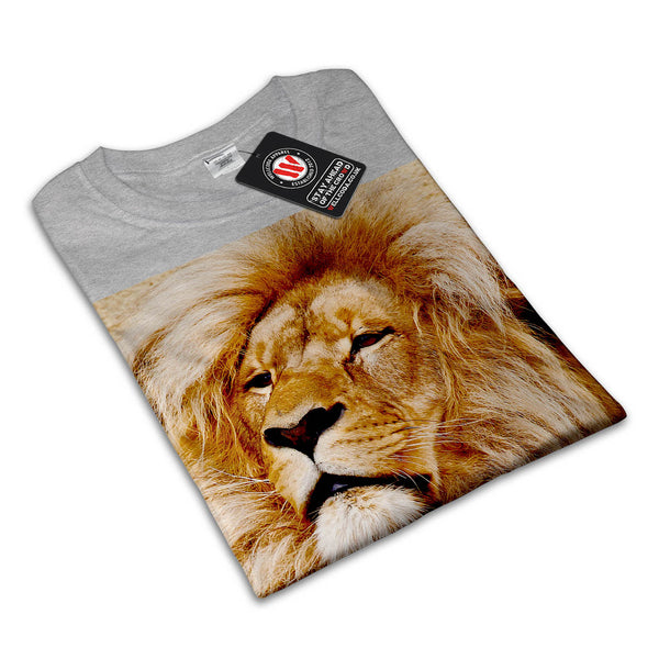 Fluffy Lion Mens T-Shirt
