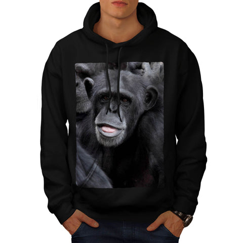 Funny Monkey Mens Hoodie