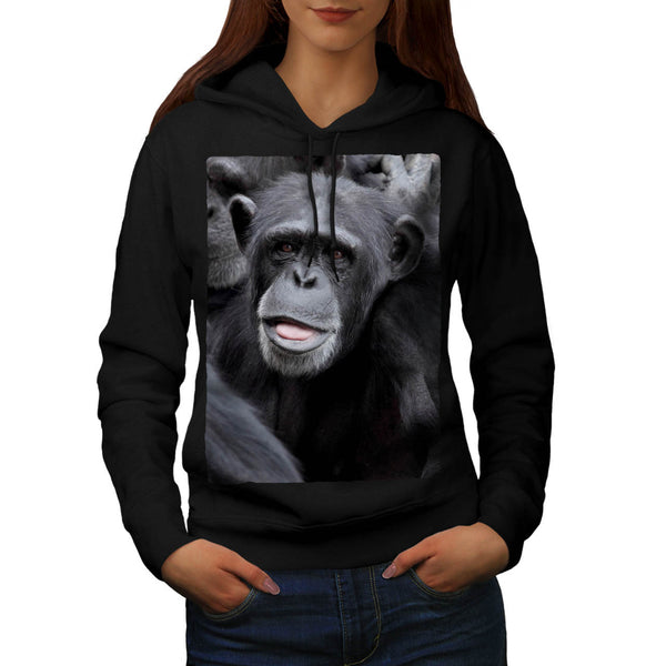 Funny Monkey Womens Hoodie