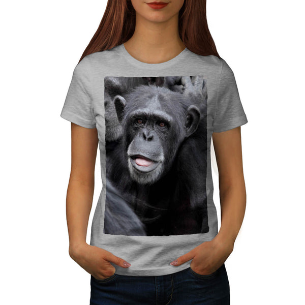 Funny Monkey Womens T-Shirt