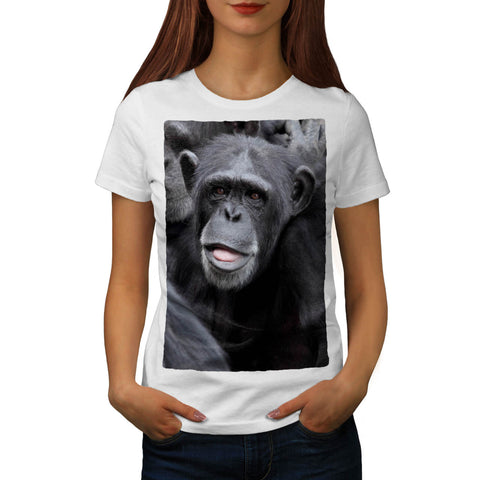 Funny Monkey Womens T-Shirt