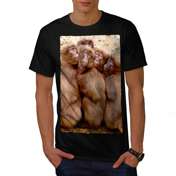 Monkey Family Mens T-Shirt