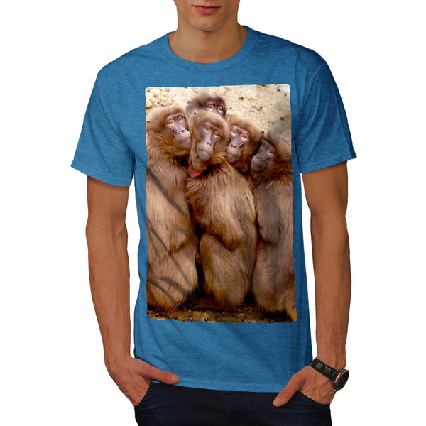 Monkey Family Mens T-Shirt
