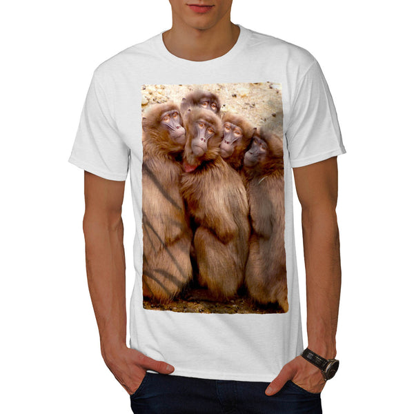 Monkey Family Mens T-Shirt