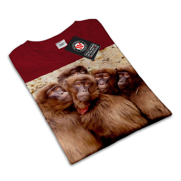 Monkey Family Womens T-Shirt