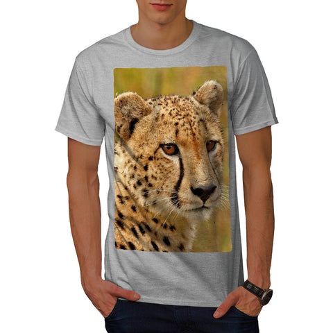 Fierce Cheetah Gaze Mens T-Shirt