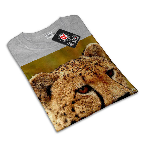 Fierce Cheetah Gaze Womens T-Shirt