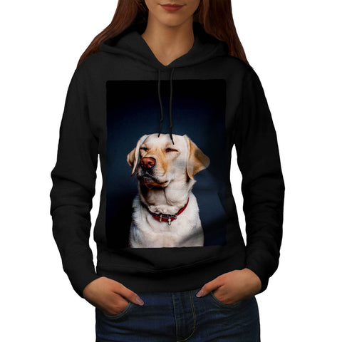 Deep Chill Doggy Dog Womens Hoodie