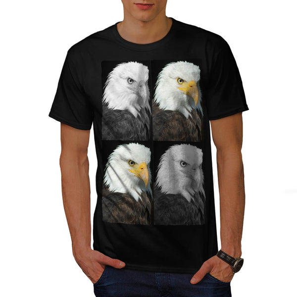 Eagle Head Look Front Mens T-Shirt