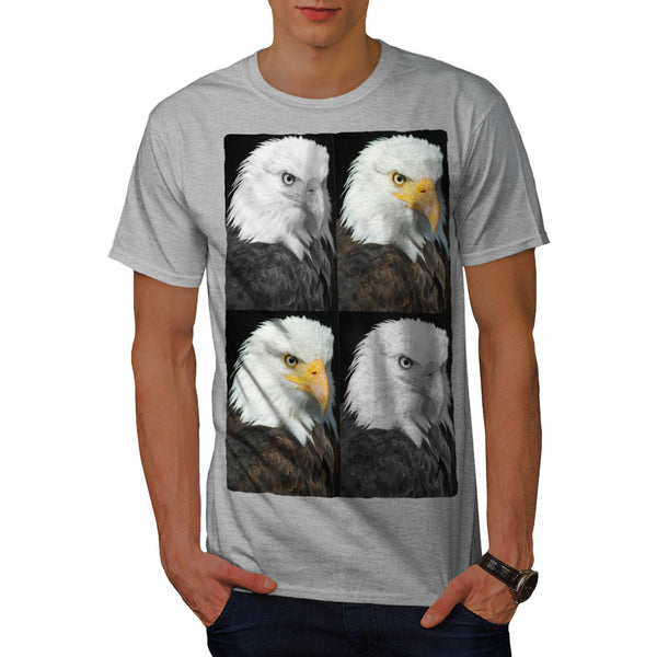 Eagle Head Look Front Mens T-Shirt